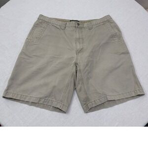 Mountain Khakis Mens‎ Teton Twill Shorts Size 38 Beige Casual Outdoor Hiking